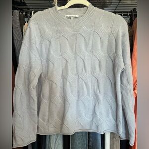 Cashmere Project pale blue sweater Xs 100% Cashmere